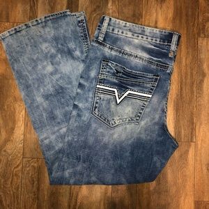 BKE Men’s salvage jeans buckle